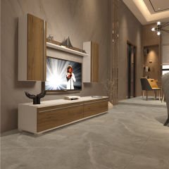 Decoraktiv Eko 5D Mdf Std Tv Ünitesi Tv Sehpası Beyaz - Pera