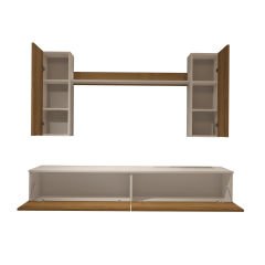 Decoraktiv Eko 5D Mdf Std Tv Ünitesi Tv Sehpası Beyaz - Pera