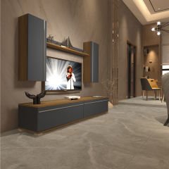 Decoraktiv Eko 5D Mdf Std Tv Ünitesi Tv Sehpası Pera - Antrasit