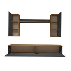 Decoraktiv Eko 5D Mdf Std Tv Ünitesi Tv Sehpası Pera - Antrasit