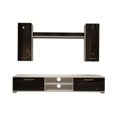 Decoraktiv Eko 7 Mdf Dvd Tv Ünitesi Tv Sehpası Beyaz - Siyah
