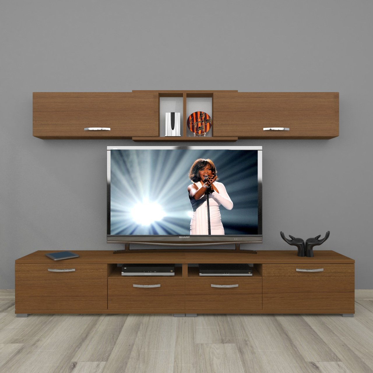 Decoraktiv Eko 5220 Slm Tv Ünitesi Tv Sehpası Ceviz