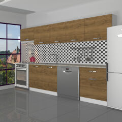 Decoraktiv Elite 280 MDF Hazır Mutfak Dolabı Pera