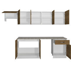 Decoraktiv Elite 280 MDF Hazır Mutfak Dolabı Pera