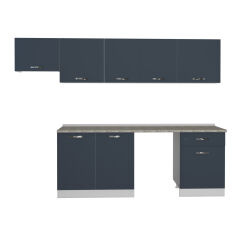 Decoraktiv Elite 280 MDF Hazır Mutfak Dolabı Antrasit