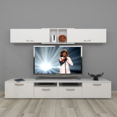 Decoraktiv Eko 5220 Slm Tv Ünitesi Tv Sehpası Parlak Beyaz