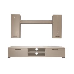 Decoraktiv Eko 7 Mdf Dvd Tv Ünitesi Tv Sehpası Parlak Beyaz
