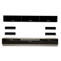 Decoraktiv Trendstyle 8Y Slm Tv Ünitesi Tv Sehpası Beyaz - Siyah