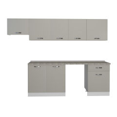 Decoraktiv Elite 280 MDF Hazır Mutfak Dolabı Kumtaşı