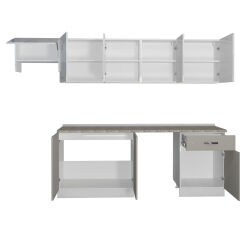 Decoraktiv Elite 280 MDF Hazır Mutfak Dolabı Kumtaşı - Beyaz