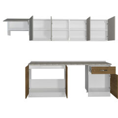 Decoraktiv Elite 280 MDF Hazır Mutfak Dolabı Pera - Kumtaşı