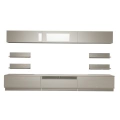 Decoraktiv Trendstyle 8YS Slm Tv Ünitesi Tv Sehpası Parlak Beyaz