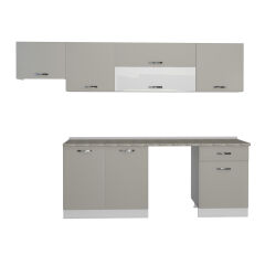 Decoraktiv Elite 280Y MDF Hazır Mutfak Dolabı Kumtaşı