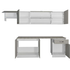 Decoraktiv Elite 280Y MDF Hazır Mutfak Dolabı Kumtaşı