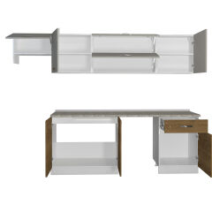 Decoraktiv Elite 280Y MDF Hazır Mutfak Dolabı Pera - Kumtaşı