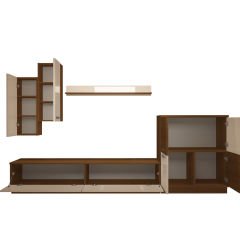 Decoraktiv Eko 6B Slm Dvd Tv Ünitesi Tv Sehpası Ceviz - Beyaz