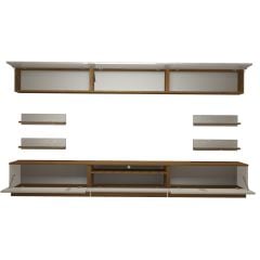 Decoraktiv Trendstyle 8YS Slm Tv Ünitesi Tv Sehpası Ceviz - Beyaz