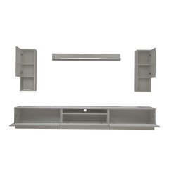 Decoraktiv Trendstyle 270DA Mdf Tv Ünitesi Tv Sehpası Parlak Beyaz