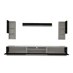 Decoraktiv Trendstyle 270DA Mdf Tv Ünitesi Tv Sehpası Beyaz - Siyah