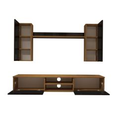 Decoraktiv Eko 7 Mdf Dvd Tv Ünitesi Tv Sehpası Pera - Siyah