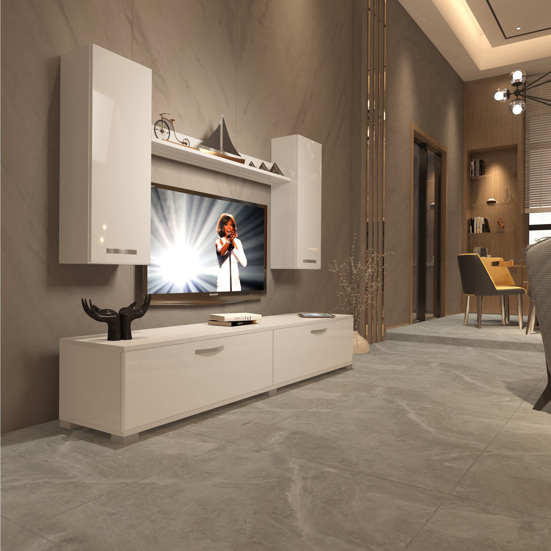 Decoraktiv Eko 7 Slm Std Tv Ünitesi Tv Sehpası