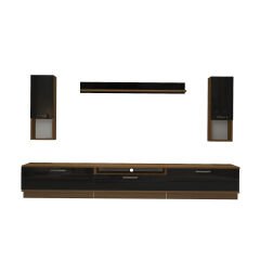 Decoraktiv Trendstyle 270DA Mdf Tv Ünitesi Tv Sehpası Ceviz - Siyah