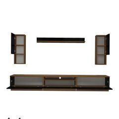 Decoraktiv Trendstyle 270DA Mdf Tv Ünitesi Tv Sehpası Ceviz - Siyah