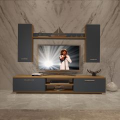 Decoraktiv Eko 7 Mdf Dvd Tv Ünitesi Tv Sehpası Pera - Antrasit