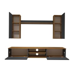 Decoraktiv Eko 7 Mdf Dvd Tv Ünitesi Tv Sehpası Pera - Antrasit