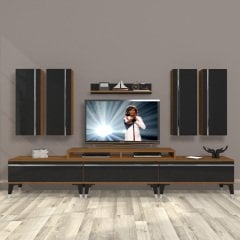 Decoraktiv Ekoflex 8D Mdf Silver Tv Ünitesi Tv Sehpası