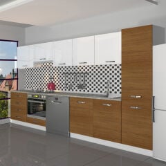 Decoraktiv Elite 325Q Ankastre Fırın Modüllü MDF Hazır Mutfak Dolabı