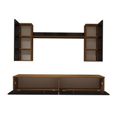 Decoraktiv Eko 7 Slm Std Tv Ünitesi Tv Sehpası Ceviz - Siyah