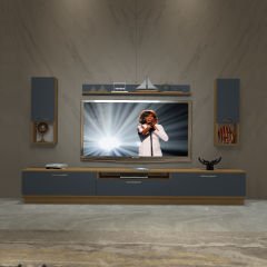 Decoraktiv Trendstyle 270DA Mdf Tv Ünitesi Tv Sehpası Pera - Antrasit