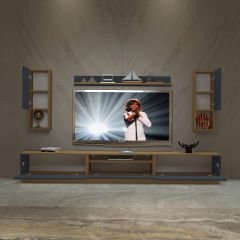 Decoraktiv Trendstyle 270DA Mdf Tv Ünitesi Tv Sehpası Pera - Antrasit