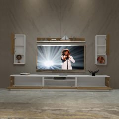 Decoraktiv Trendstyle 270DA Mdf Tv Ünitesi Tv Sehpası Beyaz - Pera