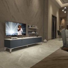 Decoraktiv Eko 4 Mdf Std Gold Tv Ünitesi Tv Sehpası