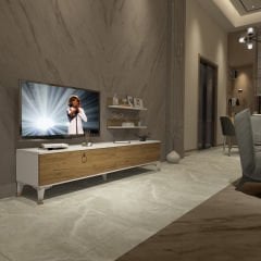 Decoraktiv Eko 4 Mdf Std Gold Tv Ünitesi Tv Sehpası