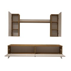 Decoraktiv Eko 7 Mdf Std Retro Tv Ünitesi Tv Sehpası Pera - Beyaz