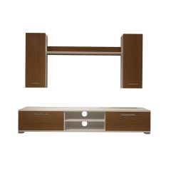 Decoraktiv Eko 7 Slm Dvd Tv Ünitesi Tv Sehpası Beyaz - Ceviz