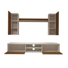 Decoraktiv Eko 7 Slm Dvd Tv Ünitesi Tv Sehpası Beyaz - Ceviz