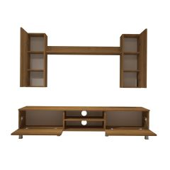 Decoraktiv Eko 7 Mdf Dvd Krom Ayaklı Tv Ünitesi Tv Sehpası Pera