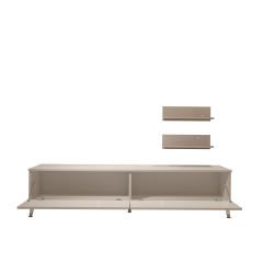Decoraktiv Eko 4 Mdf Std Gold Tv Ünitesi Tv Sehpası Parlak Beyaz