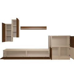 Decoraktiv Eko 6B Slm Dvd Tv Ünitesi Tv Sehpası Beyaz - Ceviz