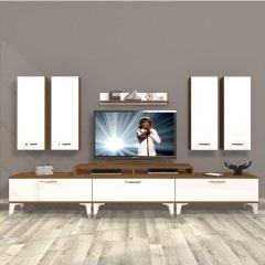 Decoraktiv Ekoflex 8D Slm Silver Tv Ünitesi Tv Sehpası