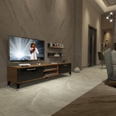 Decoraktiv Eko 4 Mdf Dvd Silver Tv Ünitesi Tv Sehpası