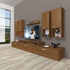 Decoraktiv Ekoflex 8DA Mdf Tv Ünitesi Tv Sehpası Ceviz