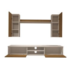 Decoraktiv Eko 5D Mdf Dvd Tv Ünitesi Tv Sehpası Beyaz - Pera