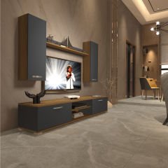 Decoraktiv Eko 5D Mdf Dvd Tv Ünitesi Tv Sehpası Pera - Antrasit