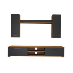 Decoraktiv Eko 5D Mdf Dvd Tv Ünitesi Tv Sehpası Pera - Antrasit