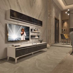 Decoraktiv Eko 5 Mdf Std Silver Tv Ünitesi Tv Sehpası